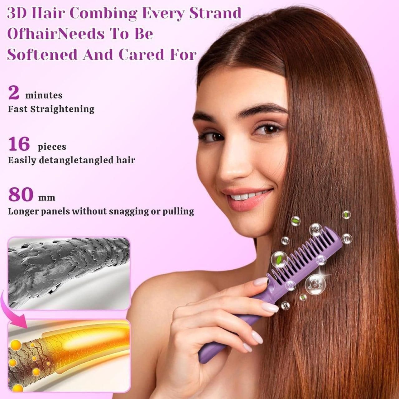 ⚡ InstaSmooth Pro™ Cordless Mini Hair Straightener