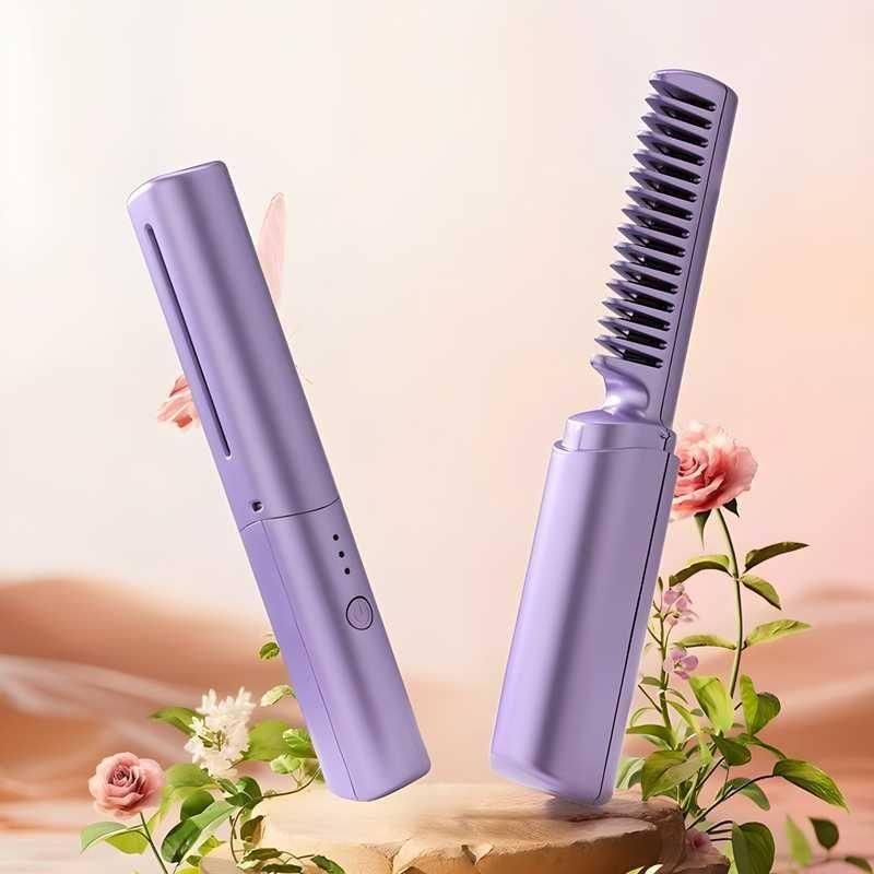 ⚡ InstaSmooth Pro™ Cordless Mini Hair Straightener