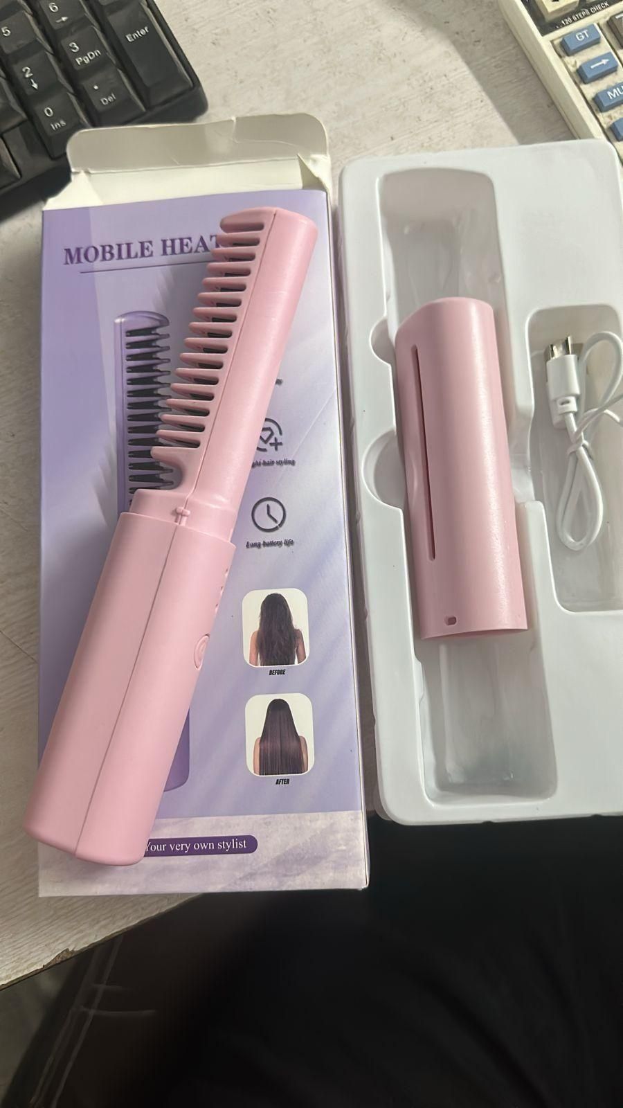 ⚡ InstaSmooth Pro™ Cordless Mini Hair Straightener