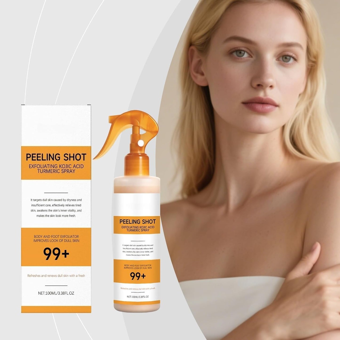 GlowTone™ Kojic Turmeric Brightening Spray ( Pack of 2 ) 400ml